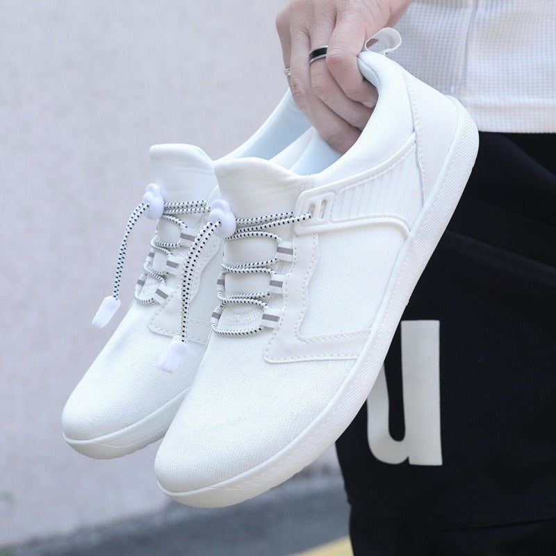 New Wide Head Breathable Wide Palm Shoes Oxford Cloth Rubber Sole Anti slip and Wear resistant Casual Shoes - Korvel
