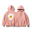 Cozy Oversized Hooded Sweatshirt for Men & Women - Sunflower Print - Korvel
