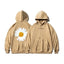Cozy Oversized Hooded Sweatshirt for Men & Women - Sunflower Print - Korvel