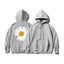 Cozy Oversized Hooded Sweatshirt for Men & Women - Sunflower Print - Korvel
