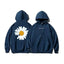 Cozy Oversized Hooded Sweatshirt for Men & Women - Sunflower Print - Korvel