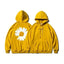 Cozy Oversized Hooded Sweatshirt for Men & Women - Sunflower Print - Korvel