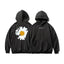Cozy Oversized Hooded Sweatshirt for Men & Women - Sunflower Print - Korvel