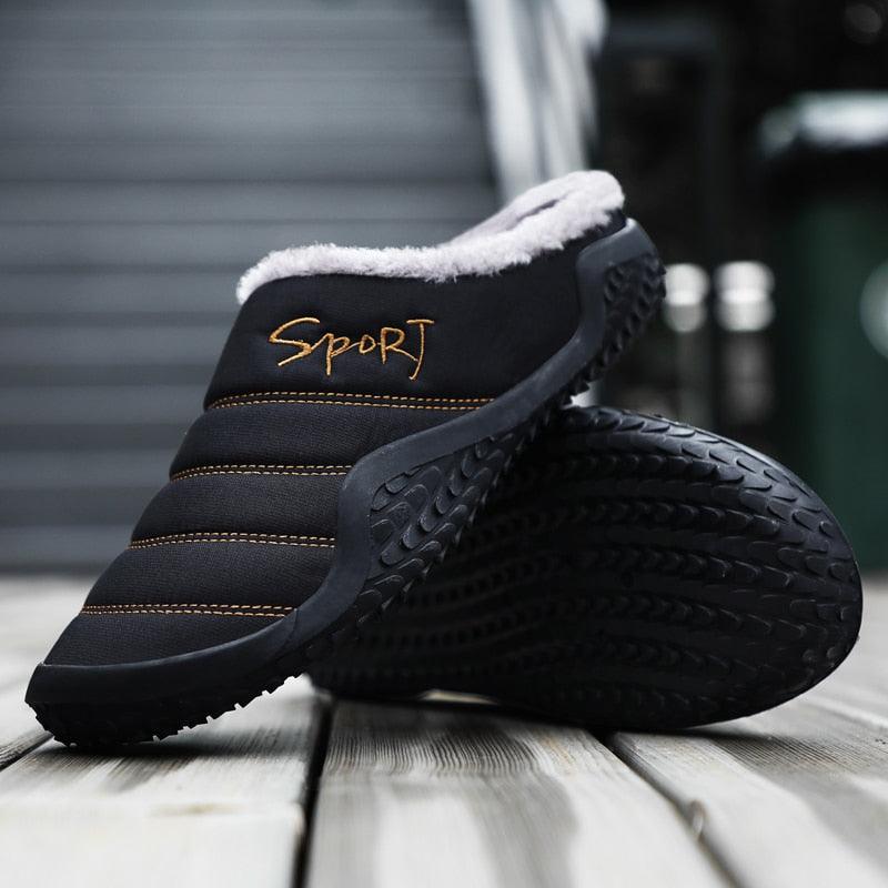 Pantuflas de Invierno Premium para Hombres - Comodidad Interior Acogedora