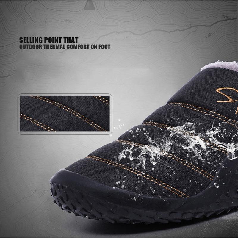 Pantuflas de Invierno Premium para Hombres - Comodidad Interior Acogedora