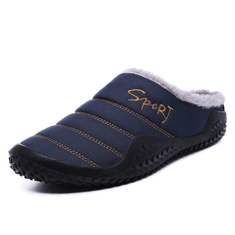 Pantuflas de Invierno Premium para Hombres - Comodidad Interior Acogedora