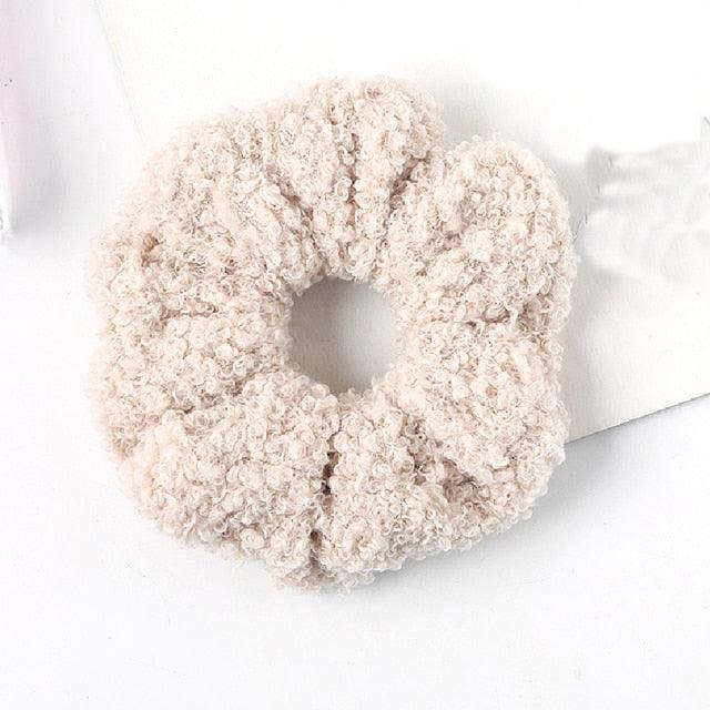 Scrunchies de Terciopelo de Osito Lindos - Accesorios para el Cabello Premium