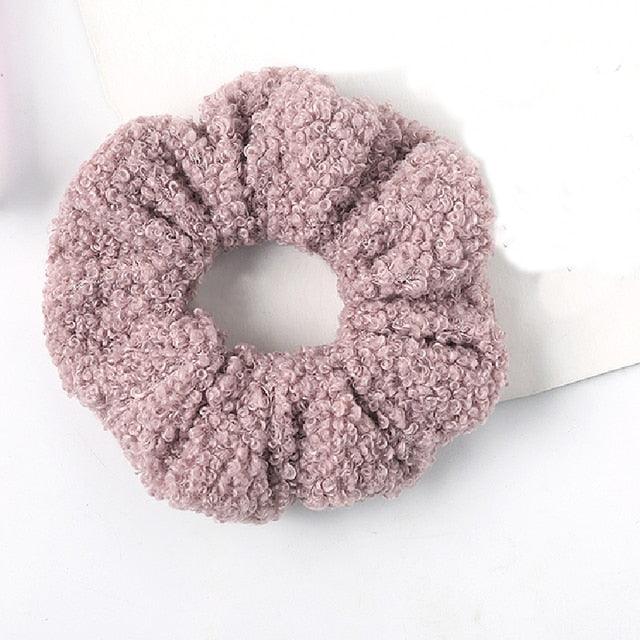 Scrunchies de Terciopelo de Osito Lindos - Accesorios para el Cabello Premium