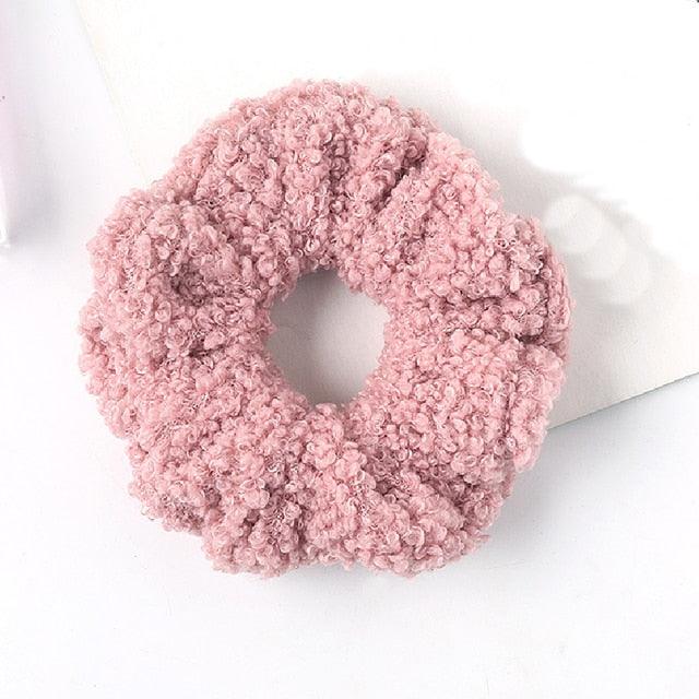 Scrunchies de Terciopelo de Osito Lindos - Accesorios para el Cabello Premium