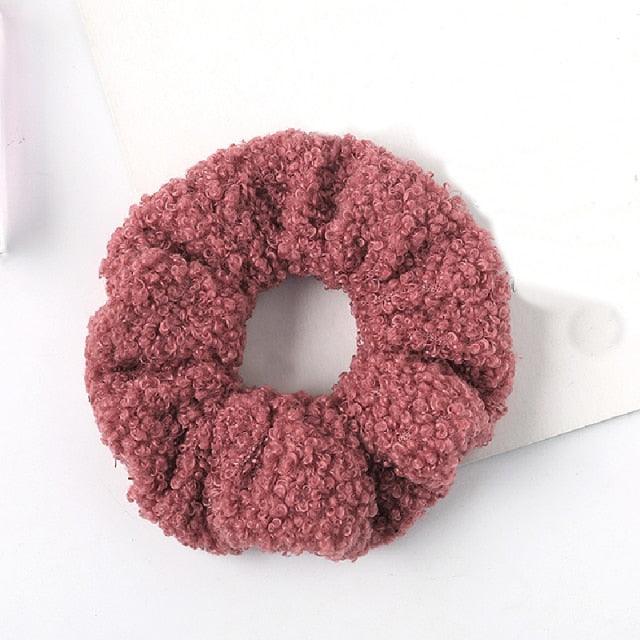 Scrunchies de Terciopelo de Osito Lindos - Accesorios para el Cabello Premium