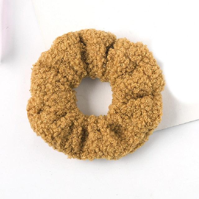 Scrunchies de Terciopelo de Osito Lindos - Accesorios para el Cabello Premium