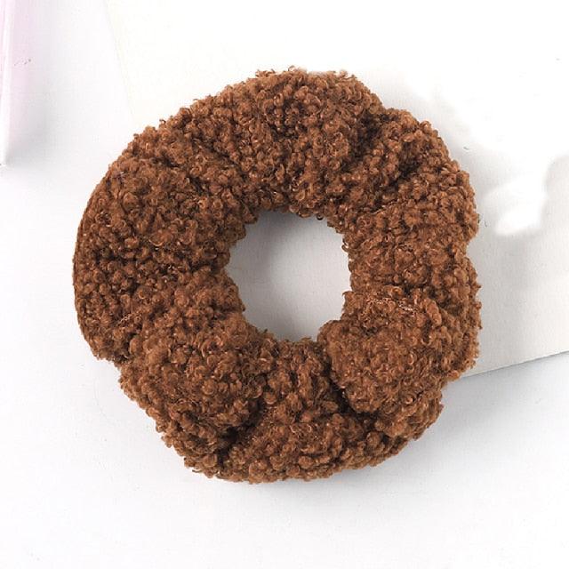 Scrunchies de Terciopelo de Osito Lindos - Accesorios para el Cabello Premium