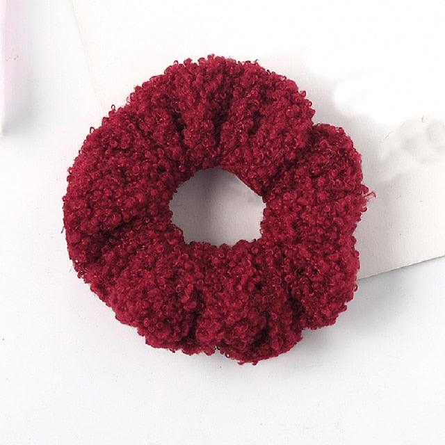 Scrunchies de Terciopelo de Osito Lindos - Accesorios para el Cabello Premium