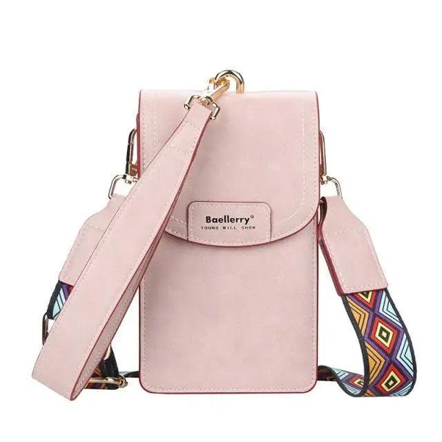 Stylish Women's Multifunctional PU Leather Crossbody Bag - Large Capacity Phone Purse - Korvel