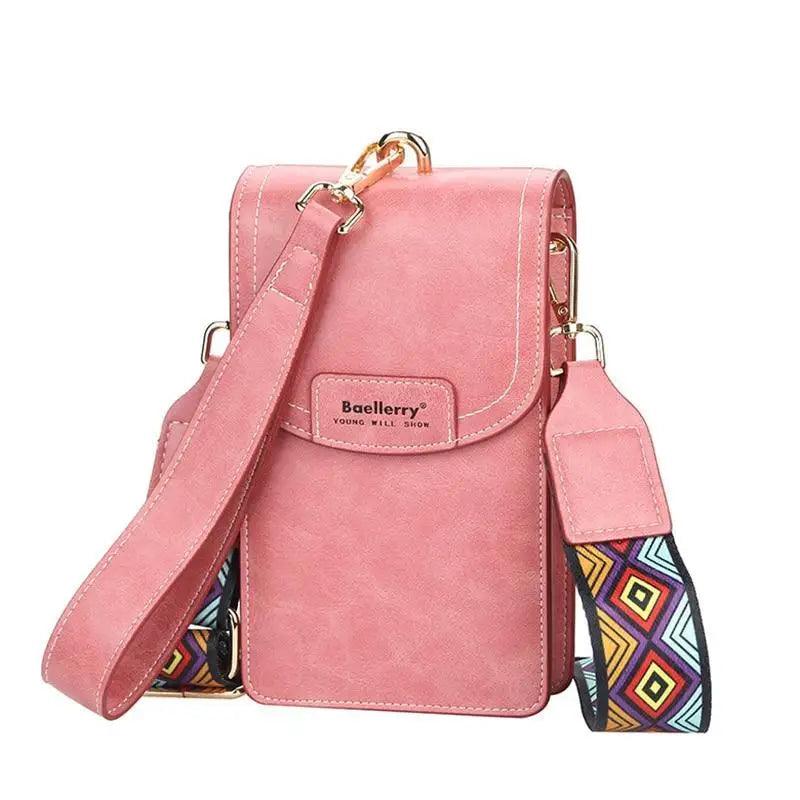 Stylish Women's Multifunctional PU Leather Crossbody Bag - Large Capacity Phone Purse - Korvel