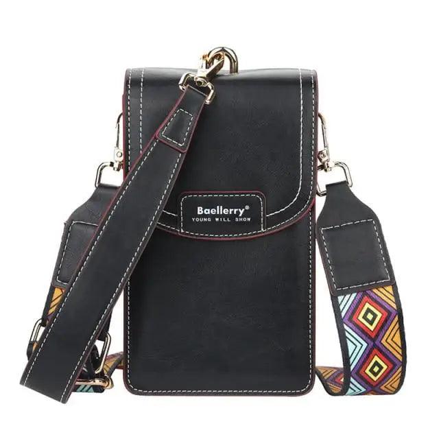 Stylish Women's Multifunctional PU Leather Crossbody Bag - Large Capacity Phone Purse - Korvel