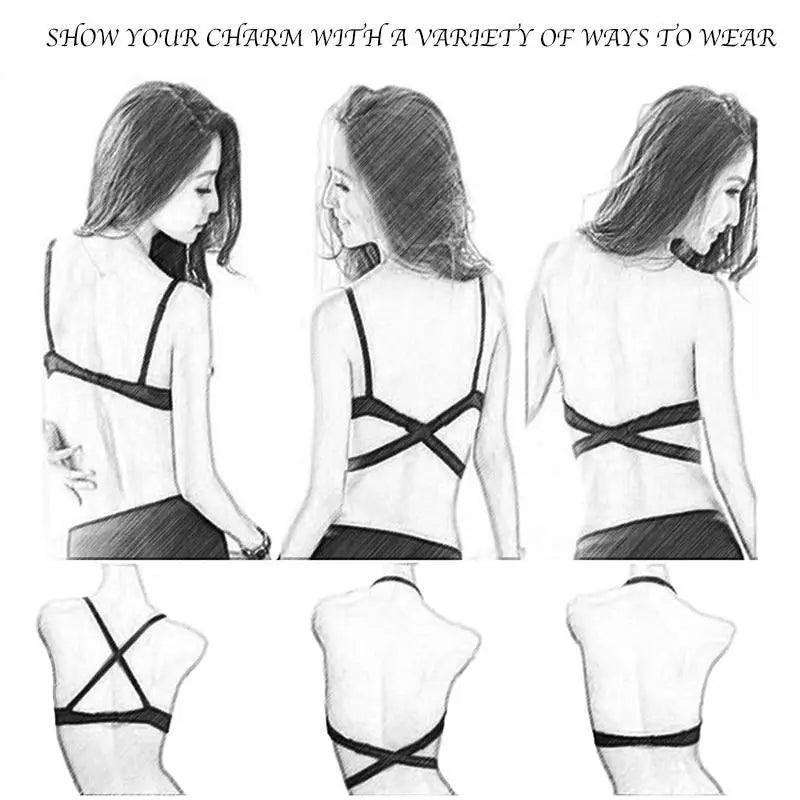 Elegant U Backless Push Up Bra for Women