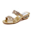 Sandalias de Verano de Lujo con Rhinestones para Mujeres
