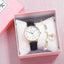 Reloj de Cuarzo Elegante para Mujeres con Manecillas Luminiscentes