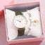 Reloj de Cuarzo Elegante para Mujeres con Manecillas Luminiscentes