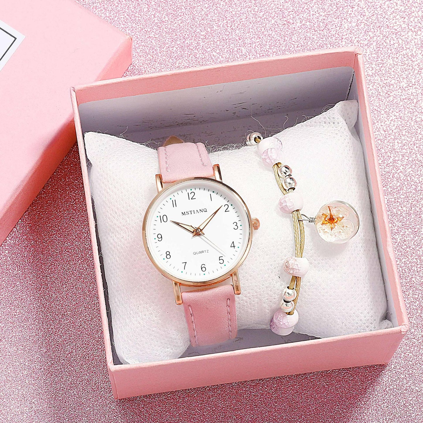 Reloj de Cuarzo Elegante para Mujeres con Manecillas Luminiscentes
