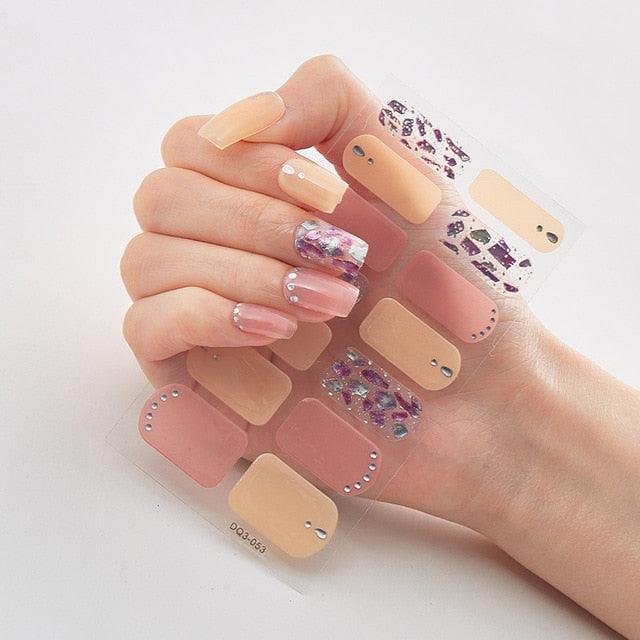 Autocollants de Nail Art Autocollants de Luxe pour des Designs Élégants