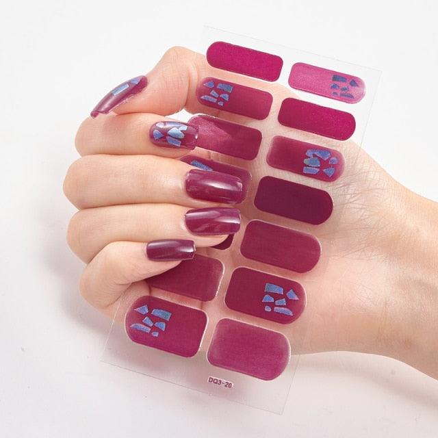 Autocollants de Nail Art Autocollants de Luxe pour des Designs Élégants