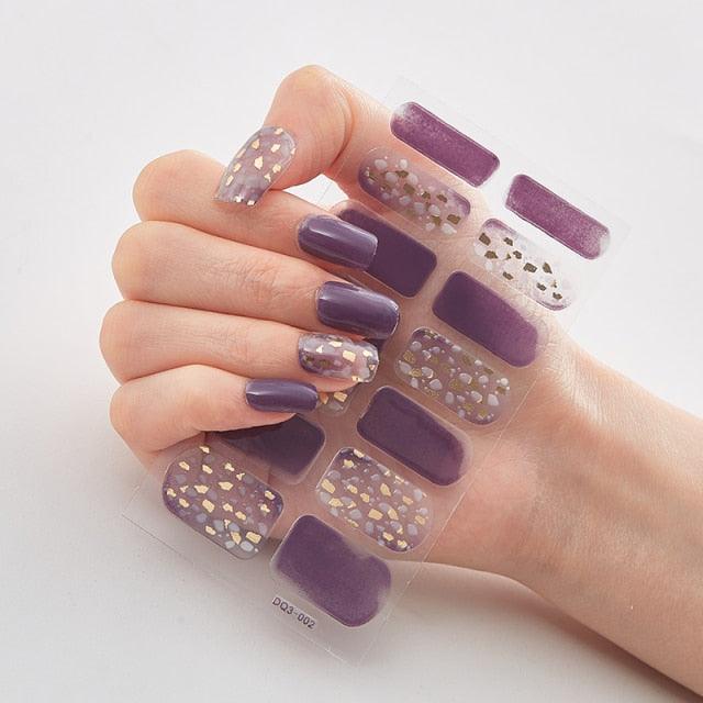 Autocollants de Nail Art Autocollants de Luxe pour des Designs Élégants