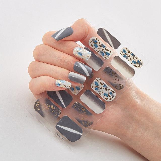 Autocollants de Nail Art Autocollants de Luxe pour des Designs Élégants