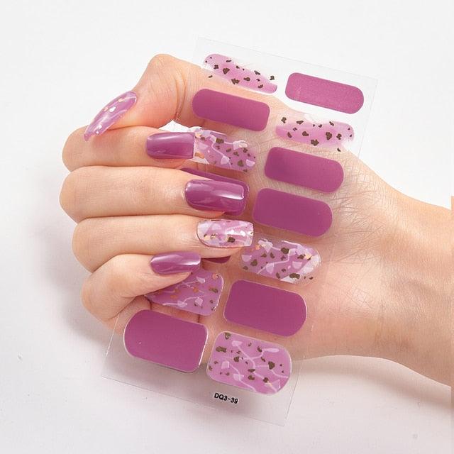 Autocollants de Nail Art Autocollants de Luxe pour des Designs Élégants