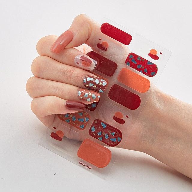 Autocollants de Nail Art Autocollants de Luxe pour des Designs Élégants