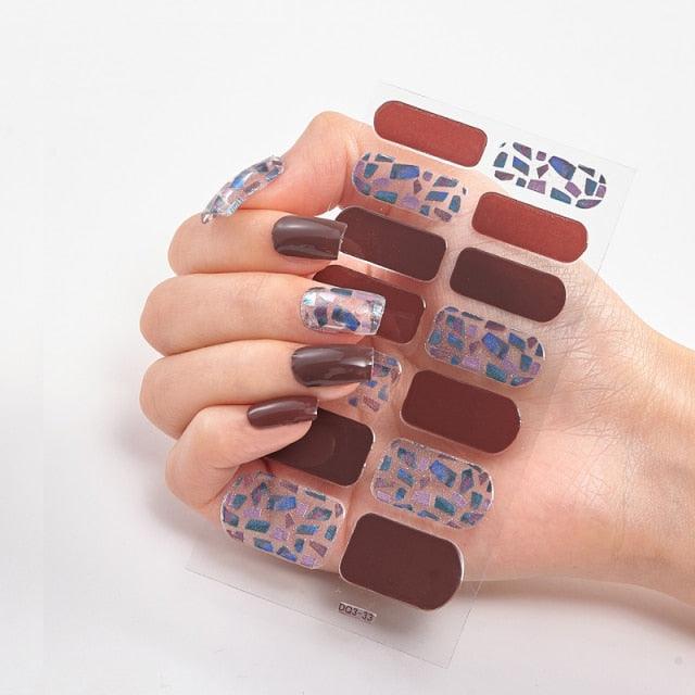 Autocollants de Nail Art Autocollants de Luxe pour des Designs Élégants