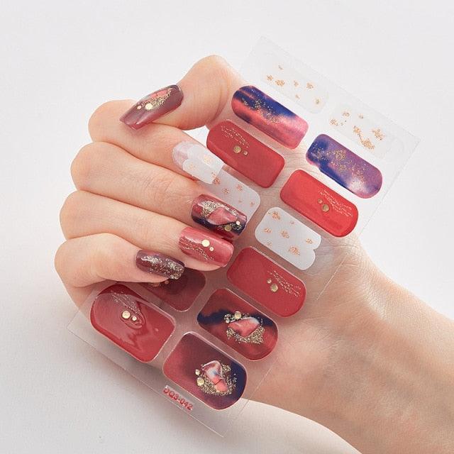 Autocollants de Nail Art Autocollants de Luxe pour des Designs Élégants