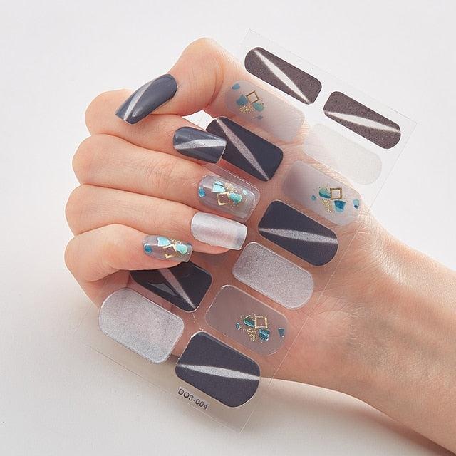 Autocollants de Nail Art Autocollants de Luxe pour des Designs Élégants