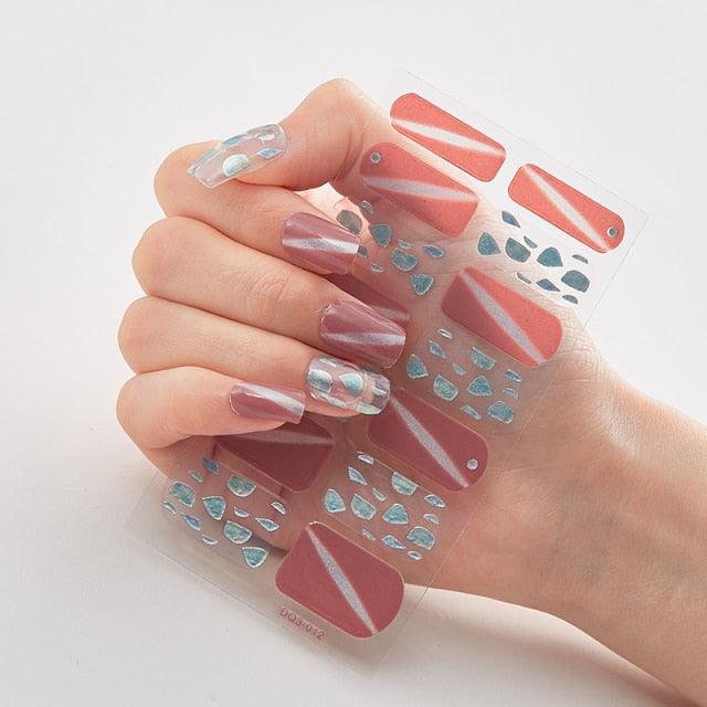 Autocollants de Nail Art Autocollants de Luxe pour des Designs Élégants