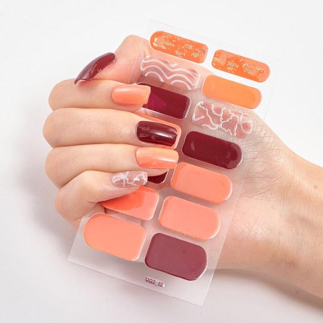 Autocollants de Nail Art Autocollants de Luxe pour des Designs Élégants
