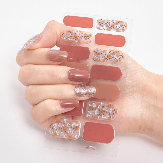 Autocollants de Nail Art Autocollants de Luxe pour des Designs Élégants