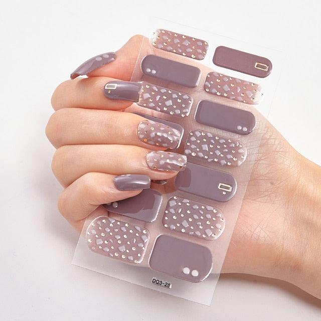 Autocollants de Nail Art Autocollants de Luxe pour des Designs Élégants