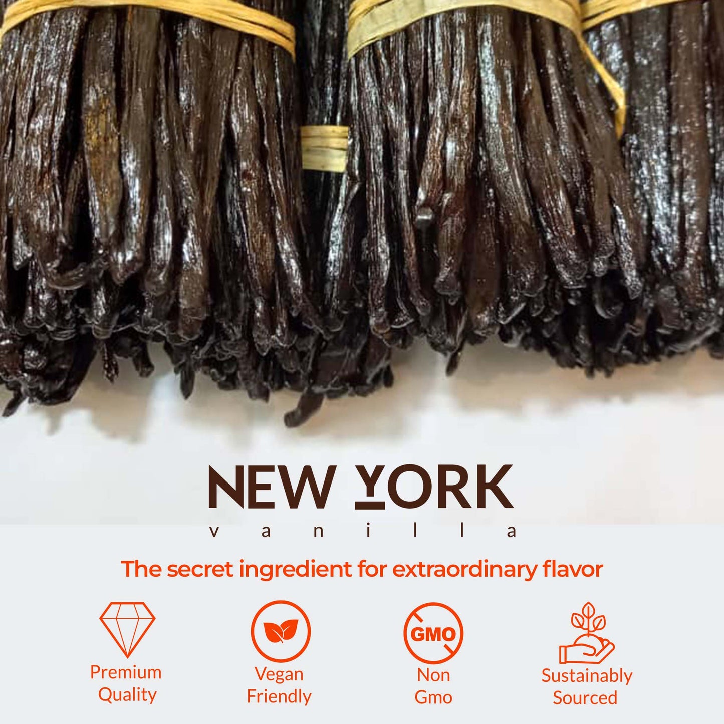 Premium Ugandan Vanilla Bean Pods – Bulk 1 lb