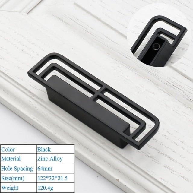 Stylish Zinc Alloy Door Handle - Antique Copper Finish for Modern Interiors - Korvel