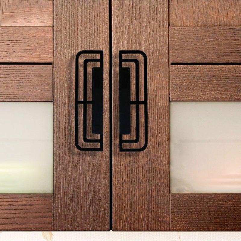 Stylish Zinc Alloy Door Handle - Antique Copper Finish for Modern Interiors - Korvel