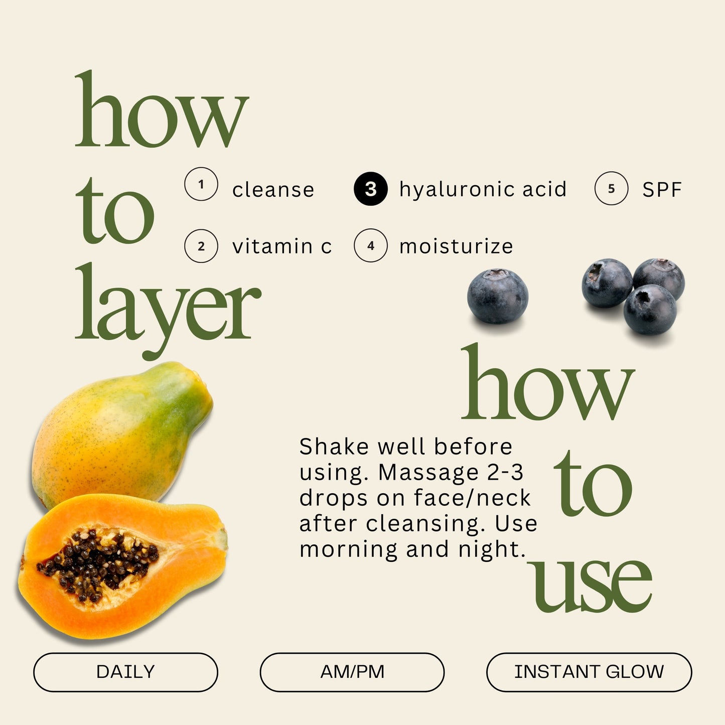 Blueberry & Papaya Rejuvenating Serum