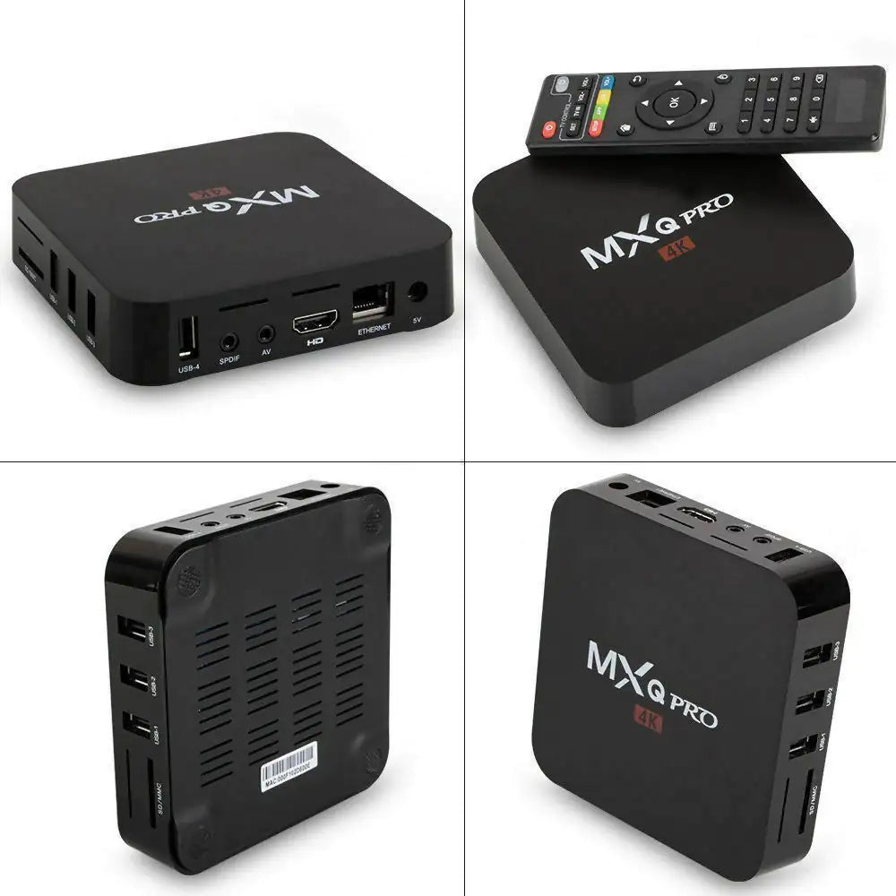 MXQ Pro 4K Ultra HD Smart TV Box Media Player