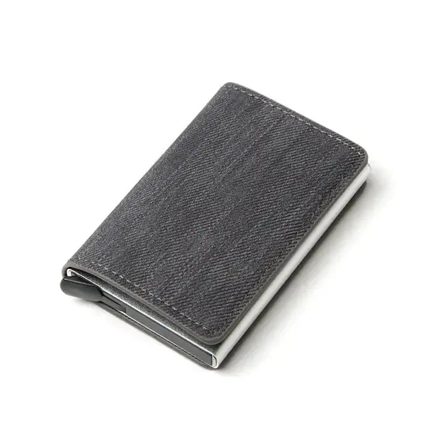 Porta tarjetas de crédito para hombres con bloqueo RFID premium