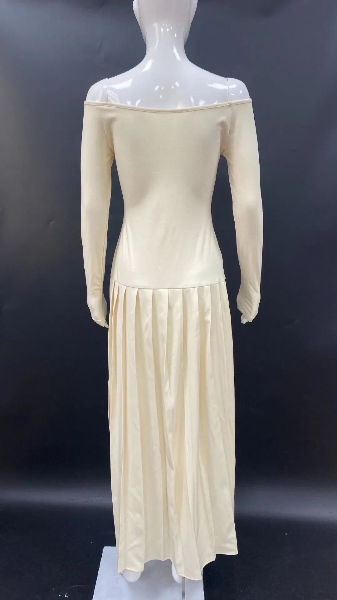 Robe Élegante Rétro Fendue