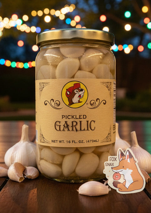 Ail mariné gourmet de Buc-ee's
