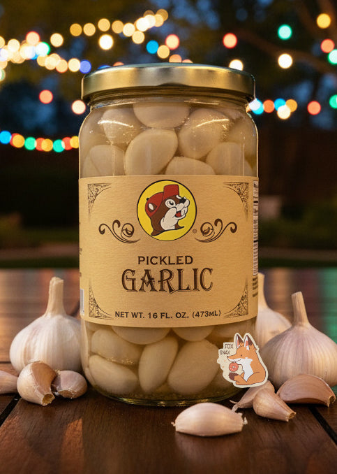 Ail mariné gourmet de Buc-ee's