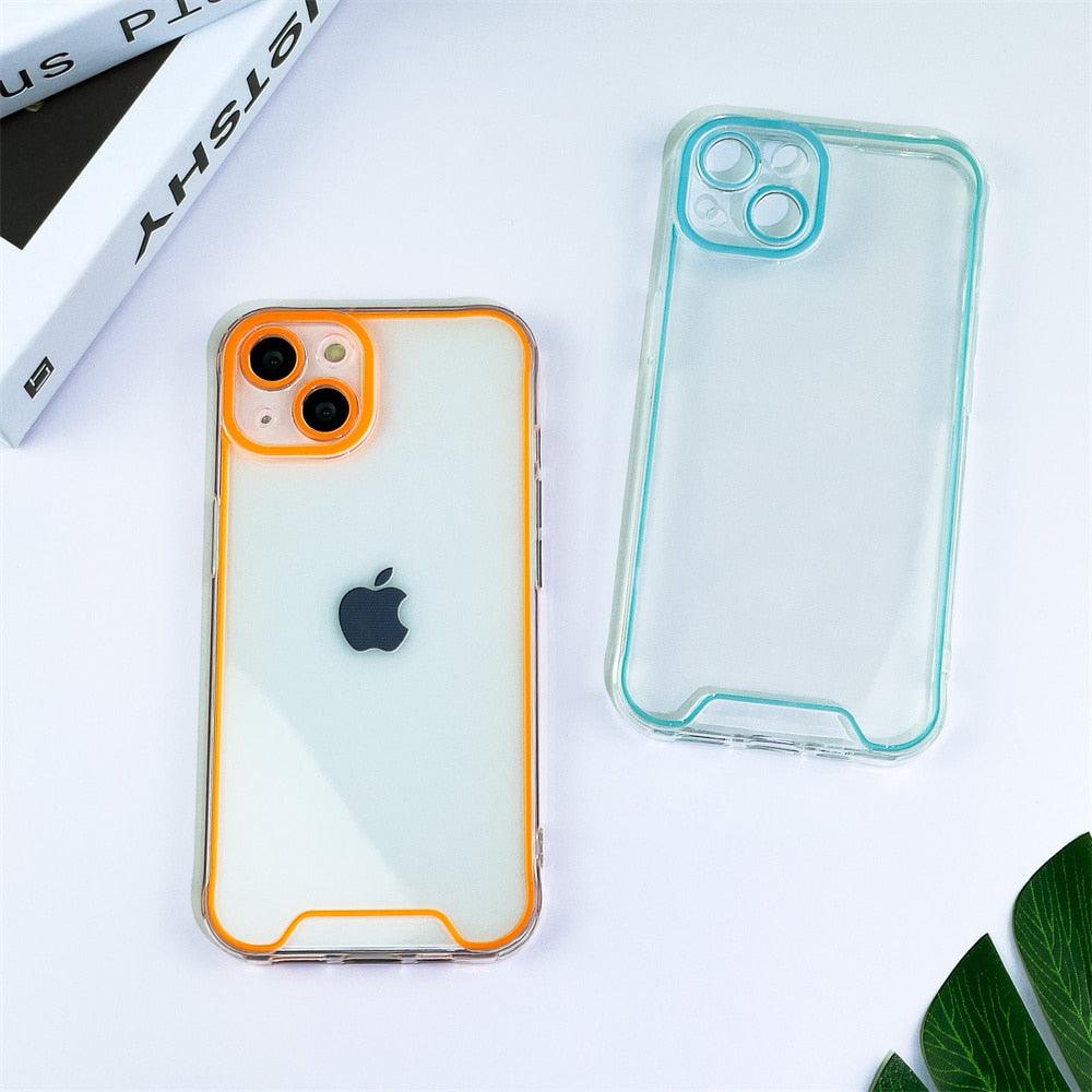 Luminous Silicone Phone Case for iPhone - Shockproof & Clear