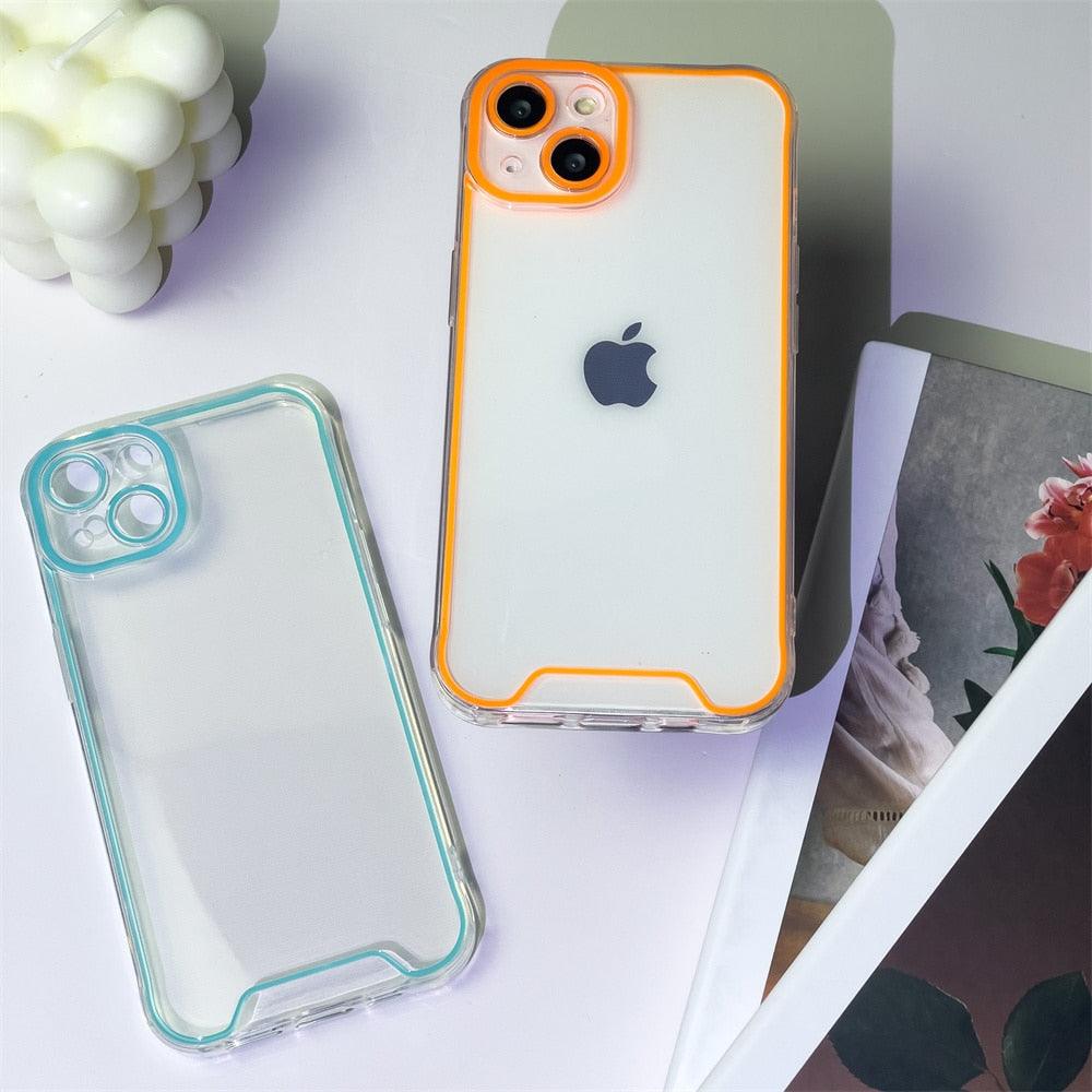 Luminous Silicone Phone Case for iPhone - Shockproof & Clear
