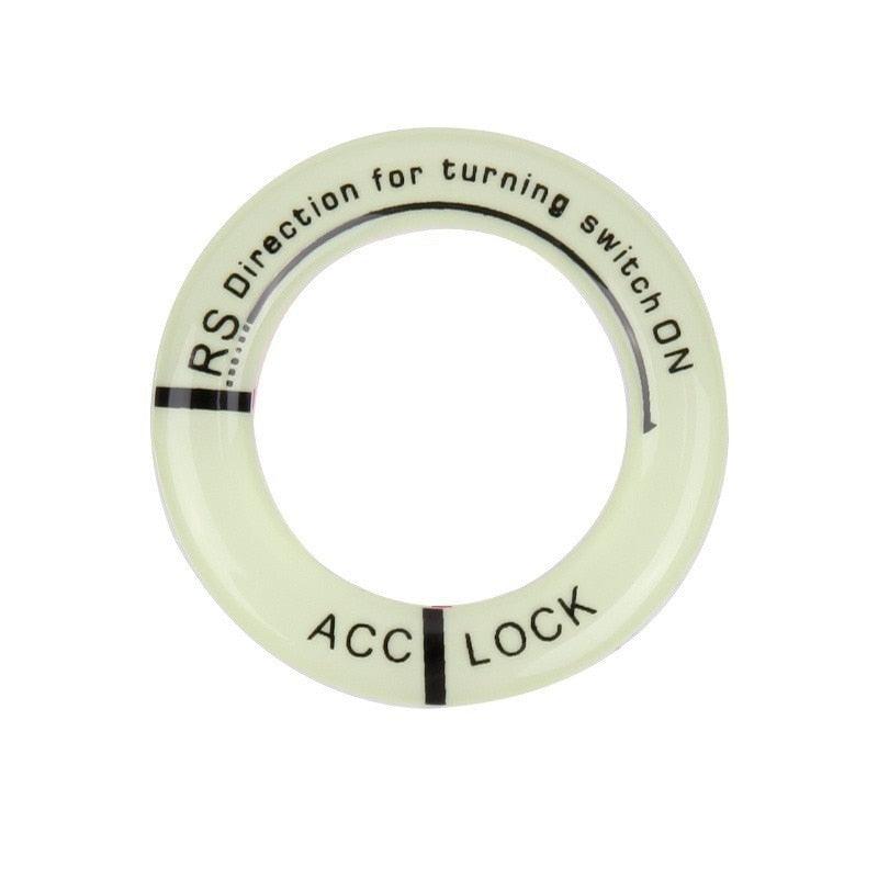 Fluorescent Start Stop Button Cover for Vehicles